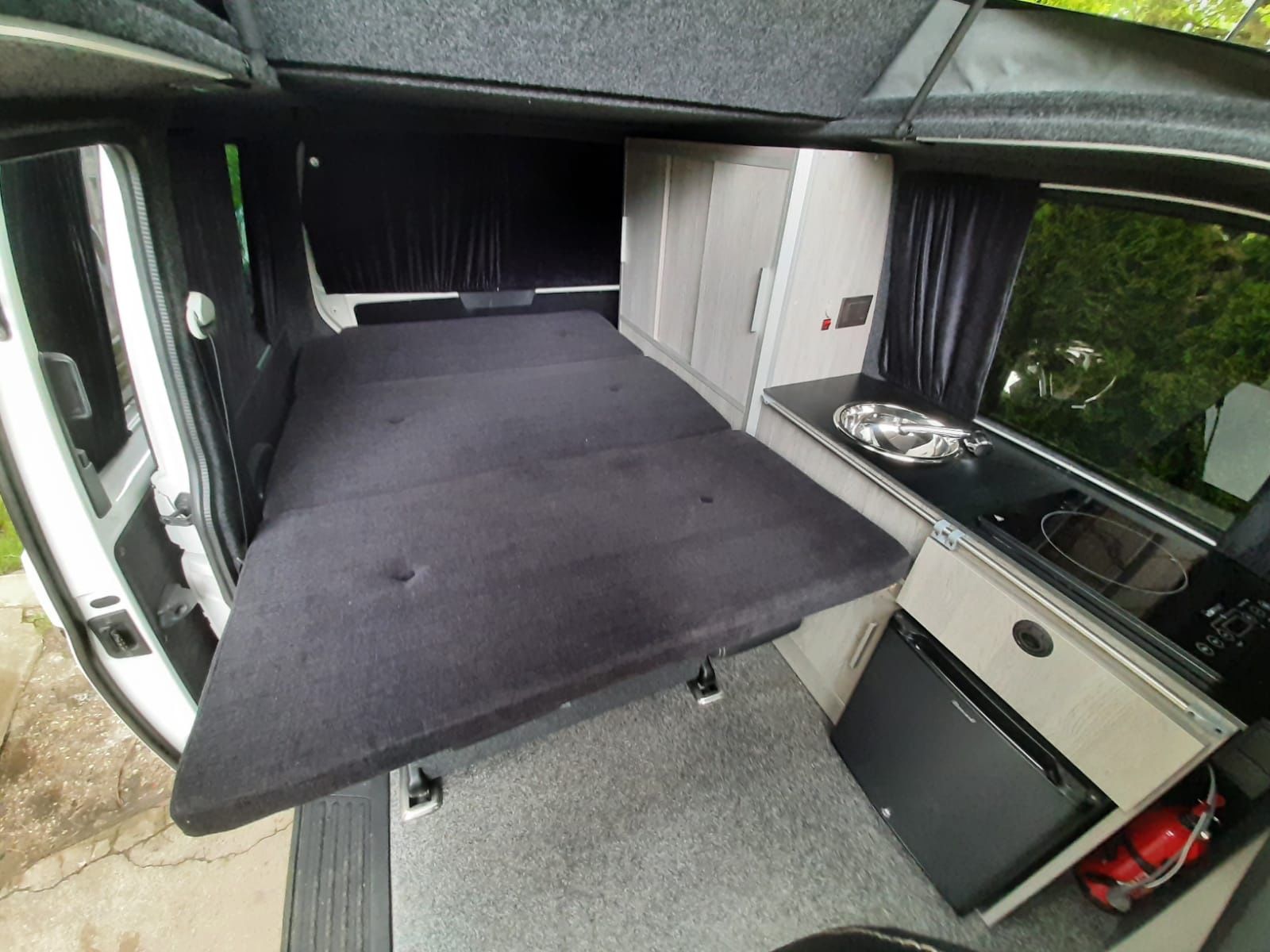 Volkswagen T6 4Motion California přestavba 4WD uzávěrka kuchyně